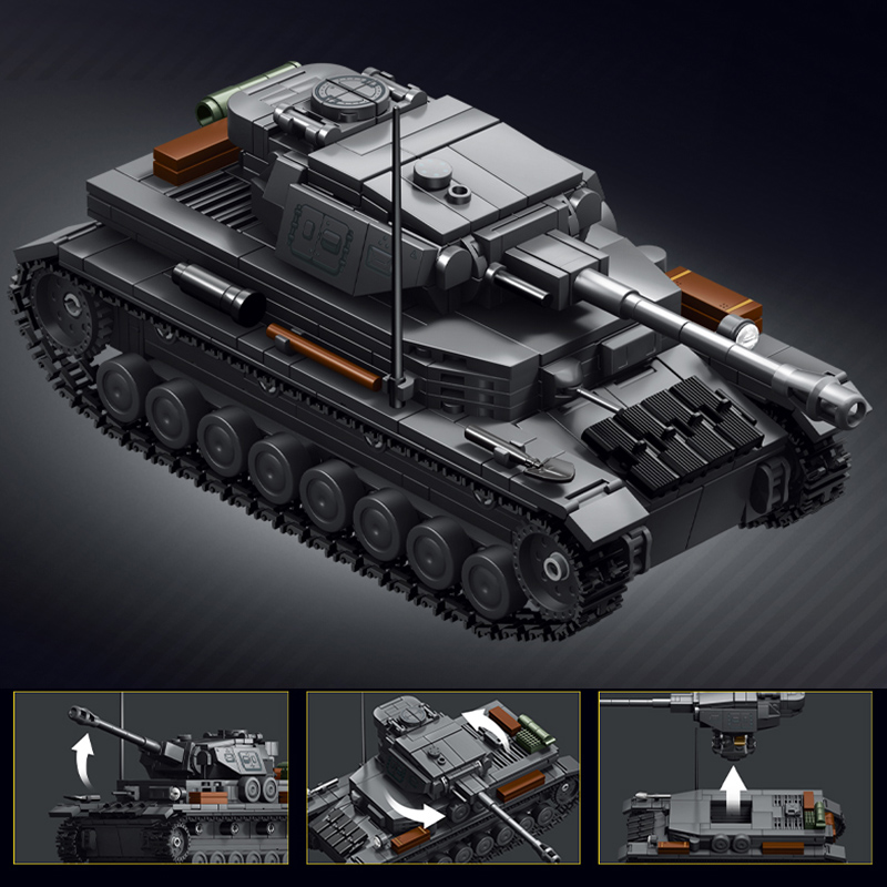 Военный конструктор 1/35 масшт – обзор и цена Lego Compatible Military Tank