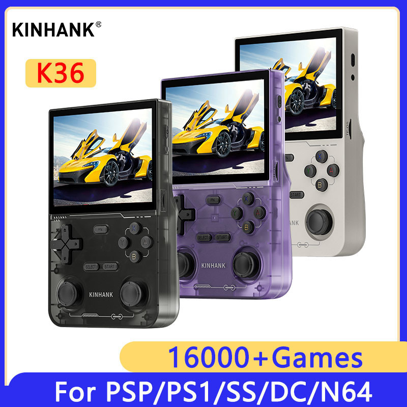 KINHANK K36 Ретро портативная  – обзор и цена Retro Handheld Game Console R36S