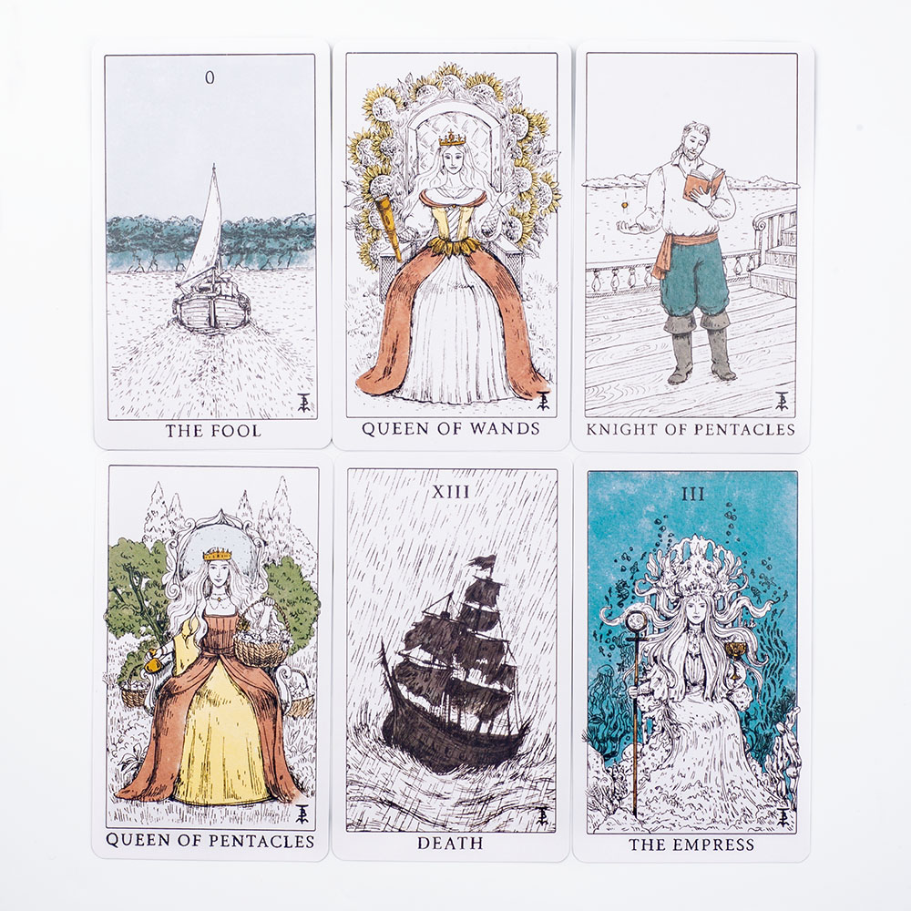 Тематический океан Tempest Тар – обзор и цена Tarot Cards Deck With Guidebook